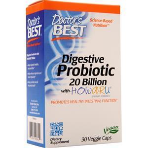 Doctor's Best Digestive Probiotic 20 Billion with HOWARU 30 vcaps