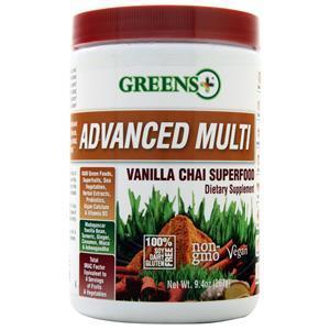 Greens Plus Advanced Multi Vanilla Chai Superfood 9.4 oz