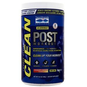 Trace Minerals Research Clean Post Workout Strawberry Lemonade 16.2 oz