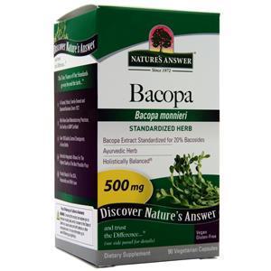 Nature's Answer Bacopa - Standardized Herb 90 vcaps