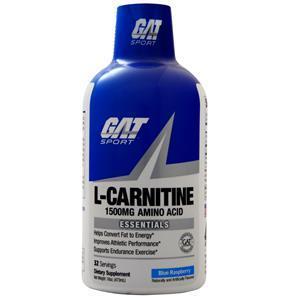 GAT L-Carnitine - Amino Acid Liquid (1500mg) Blue Raspberry 16 oz
