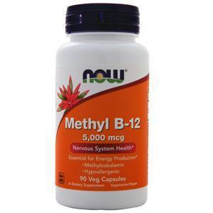 Now Methyl B-12 (5000mcg) 90 vcaps