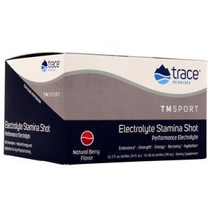 Trace Minerals Research Electrolyte Stamina Shot Natural Berry 12 bttls