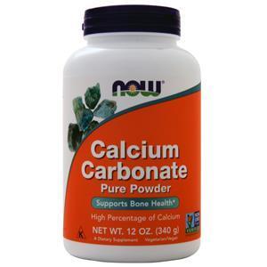 Now Calcium Carbonate - Pure Powder 12 oz