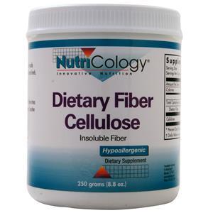 Nutricology Dietary Fiber Cellulose 250 grams