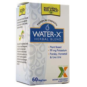 Natural Balance Water-X Herbal Blend - Maximum Strength 60 vcaps