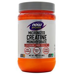 Now Micronized Creatine Monohydrate 500 grams