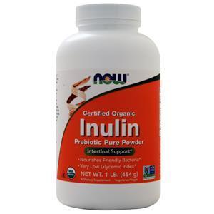 Now Inulin Powder - Organic 1 lbs