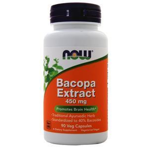 Now Bacopa Extract (450mg) 90 vcaps