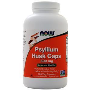 Now Psyllium Husk Caps (500mg) 500 vcaps