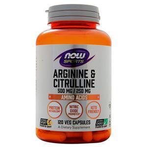 Now Arginine and Citrulline 120 caps