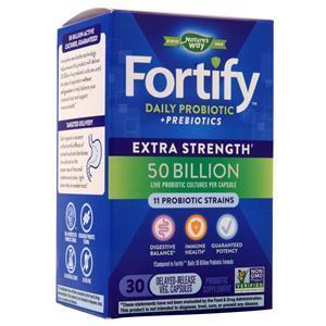 Nature's Way Fortify Daily Probiotic - Extra Strength (50 Billion) 30 vcaps