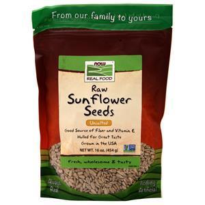 Now Sunflower Seeds - Raw Hulled Unsalted 16 oz
