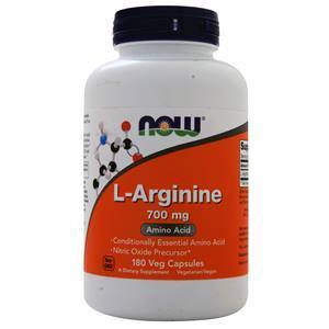 Now L-Arginine (700mg) 180 vcaps