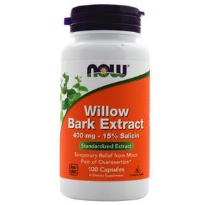 Now Willow Bark Extract 100 caps