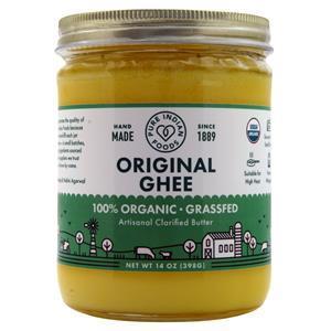 Pure Indian Foods Original Ghee - 100% Organic (Grassfed) 14 oz