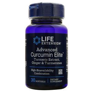 Life Extension Advanced Curcumin Elite - Turmeric Extract, Ginger & Turmerones 30 sgels