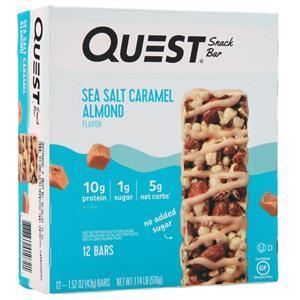 Quest Nutrition Quest Snack Bar Sea Salt Caramel Almond 12 bars