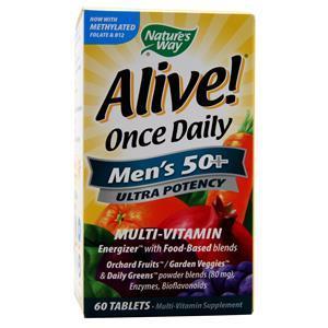 Nature's Way Alive! Once Daily Men's 50+ Ultra Potency  60 tabs