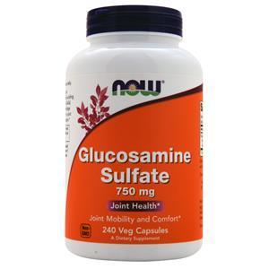 Now Glucosamine Sulfate (750mg) 240 vcaps