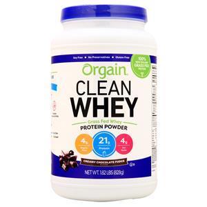 Orgain Grass Fed Whey Protein Powder Creamy Chocolate Fudge 1.82 lbs