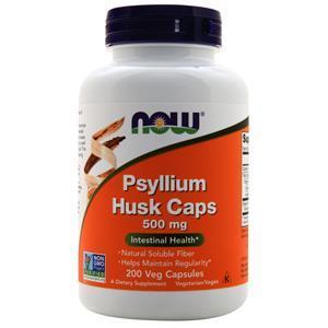 Now Psyllium Husk Caps (500mg) 200 vcaps