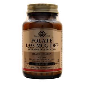 Solgar Folate (1,333mcg) 100 tabs