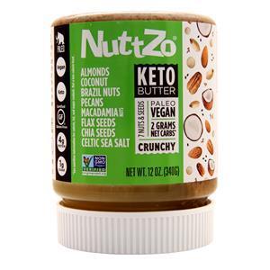 NuttZo 7 Nuts & Seeds Keto Butter Crunchy 12 oz