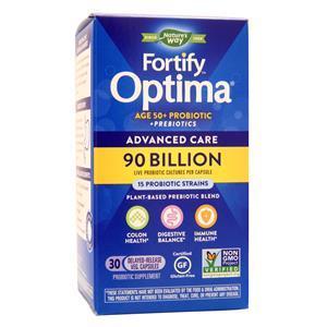 Nature's Way Fortify Optima Age 50+ Probiotic Advanced Care (90 Billion) 30 vcaps