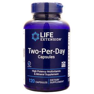 Life Extension Two-Per-Day Capsules 120 caps