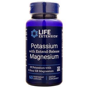 Life Extension Potassium with Extend-Release Magnesium 60 vcaps
