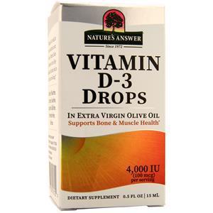 Nature's Answer Vitamin D-3 Drops 0.5 fl.oz
