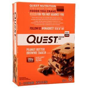 Quest Nutrition Quest Natural Protein Bar Peanut Butter Brownie Smash 12 bars