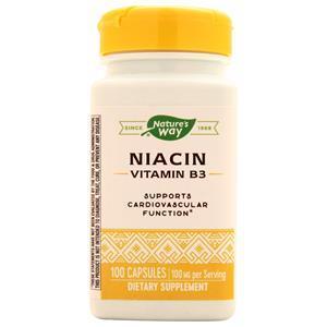 Nature's Way Niacin (100mg) 100 caps
