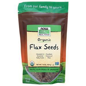 Now Organic Flax Seeds 1 lbs