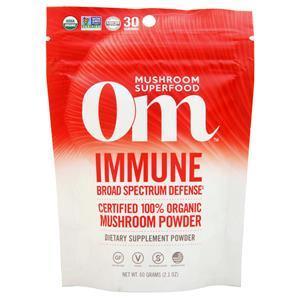 OM Mushroom Superfood Immune Mushroom Powder - Certified 100% Organic 60 grams