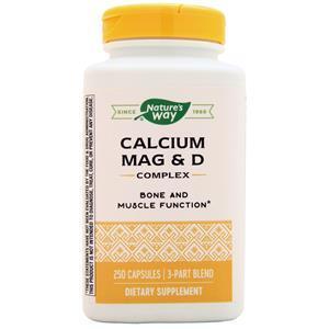 Nature's Way Calcium Magnesium & D Complex 250 caps