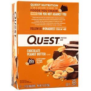 Quest Nutrition Quest Natural Protein Bar Chocolate Peanut Butter 12 bars