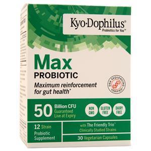 Kyolic Kyo-Dophilus Max Probiotic (50 Billion CFU) 30 vcaps