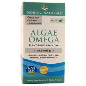 Nordic Naturals Algae Omega Plant-Based EPA & DHA 60 sgels