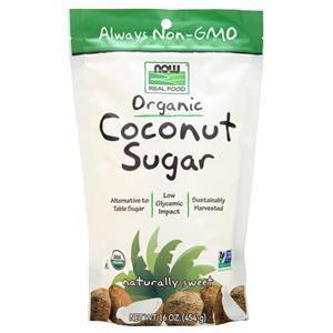 Now Organic Coconut Sugar 16 oz