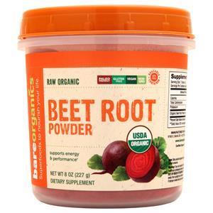 Bare Organics Raw Organic Beet Root Powder  8 oz