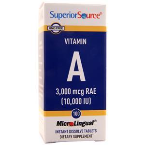 Superior Source Vitamin A (3000mcg) 100 tabs