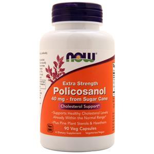Now Policosanol - Extra Strength (40mg) 90 vcaps