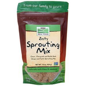 Now Zesty Sprouting Mix 16 oz