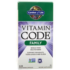 Garden Of Life Vitamin Code - Family 120 vcaps