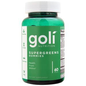 Goli Nutrition Supergreens Gummies 60 gummy