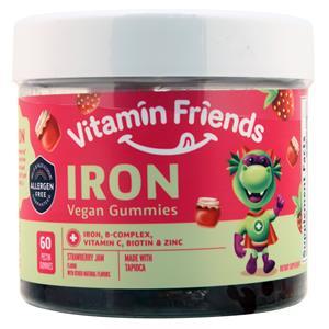 Vitamin Friends Iron Vegan Gummies Strawberry Jam 60 gummy