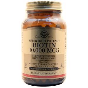 Solgar Biotin (10,000mcg) 120 vcaps