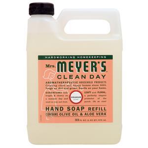 Mrs. Meyer's Clean Day Hand Soap Geranium - Refill 33 fl.oz